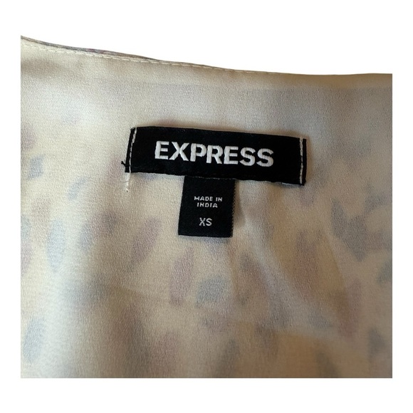 Express Floral Frenzy Pastel Smock Waist Ruffle Balloon Sleeve Mini Dress & Top - Picture 10 of 16